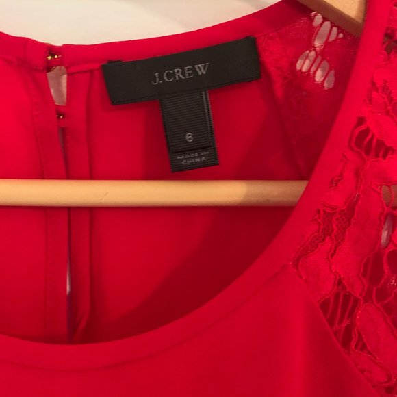 J. Crew Sleeveless Top with Lacy Shoulders - Picture 4 of 11